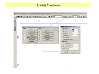 Análisis Transitorio
 