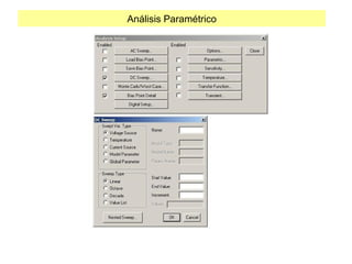 Análisis Paramétrico
 