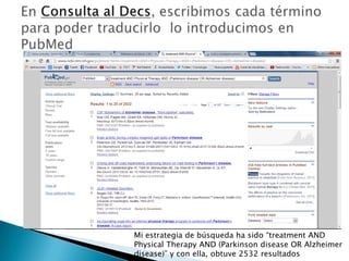 Presentación de PubMed | PPTX