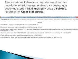 Presentación de PubMed | PPTX