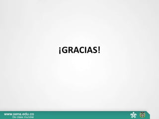 ¡GRACIAS!
 