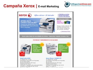 Campaña Xerox |  E-mail Marketing 