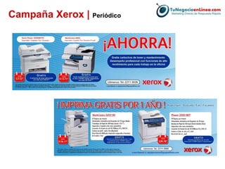 Campaña Xerox |  Periódico 