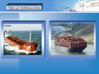 Tipos de Embarcaciones
 