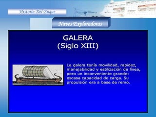 Historia Del Buque
Naves Exploradoras
 