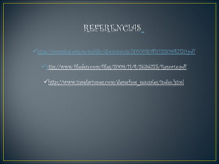 REFERENCIAS   http://prosalud.org.ve/public/documents/20100804101280942170.pdf h ttp://www.fileden.com/files/2009/11/4/2636275/Resorte.pdf http://www.tnrelaciones.com/derechos_sexuales/index.html 