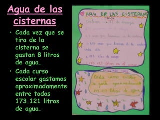Grifos que goteanEn un día se pierden aproximadamente 10 litros.En un año se pierden aproximadamente 3.766 litros.