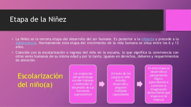 Etapas del desarrollo humano - (Prenatal, infancia y niñez)