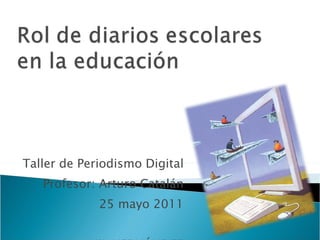 Taller de Periodismo Digital Profesor: Arturo Catalán 25 mayo 2011 HIL HERNÁNDEZ 