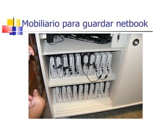 Mobiliario para guardar netbook 