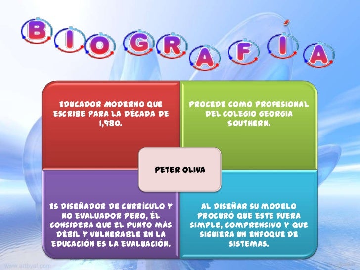 Presentaciã³n diseã±o curricular peter oliva y francis hunkins