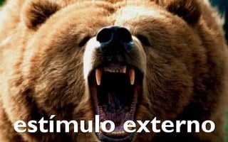 estímulo externo
 