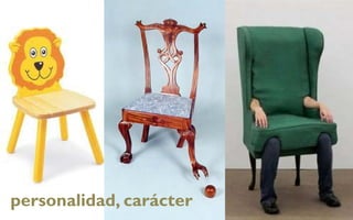 personalidad, carácter
 