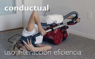 conductual




uso interacción eficiencia
 