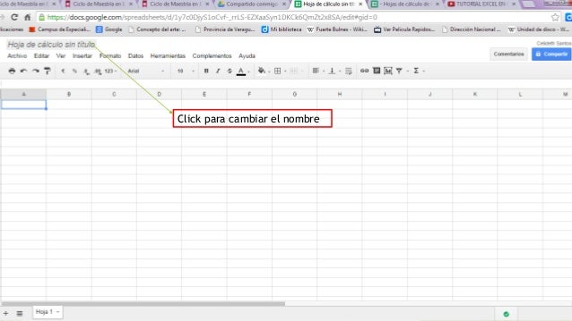 C mo Crear Y Compartir Un Documento Excel En Google Drive Para Elabor 