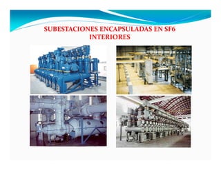 SUBESTACIONES ENCAPSULADAS EN SF6
INTERIORES
 