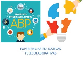 EXPERIENCIAS EDUCATIVAS
TELECOLABORATIVAS
 