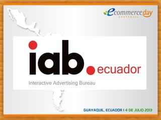 Presentación: Eduardo Castro_eCommerce Day Guayaquil 2013