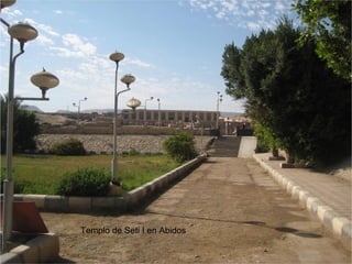 Templo de Seti I en Abidos
 