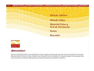 Presentación Ejercicios de Español Slideshare | PPT