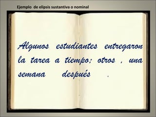 Presentación elipsis | PPT