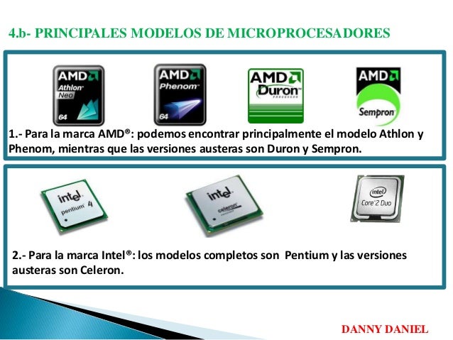 Presentación el microprocesador daniel