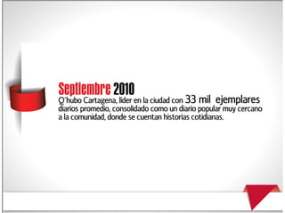 2011 cartagena diarios Presentación el teso