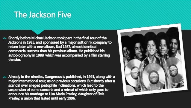 Presentación Biografia en ingles ''michael jackson''