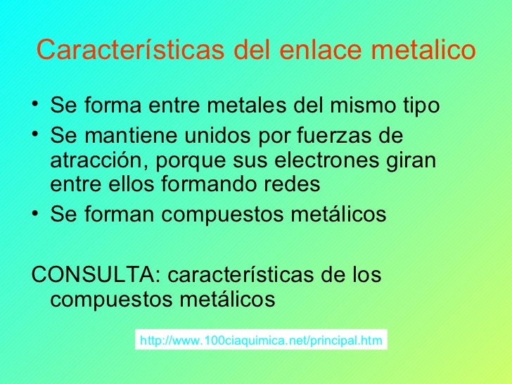 Presentación enlace quimico