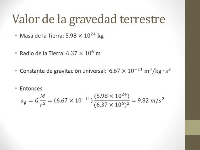 Gravedad terrestre ¿constante o no?
