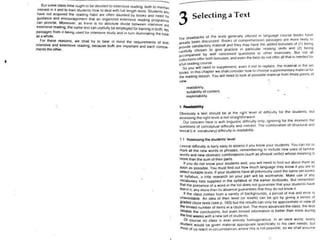 Selecting a text