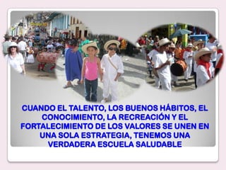 EL REINADO SALUDABLE MOSTRÓ EL TELENTO, LA ALEGRÍA, Y LA  PARTE HUMANA DE NUESTROS ESTUDIANTES Y COMUNIDAD 