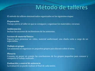 Un ciclo de charlas o conferencias que se organizan sobre un determinado tema