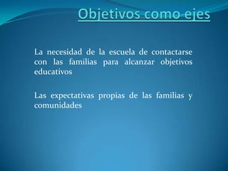 Una asamblea de padres de familia