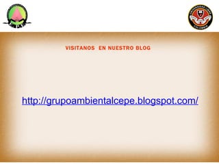 VISITANOS EN NUESTRO BLOG




http://grupoambientalcepe.blogspot.com/
 