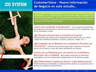 Presentación Estudio Experiencia de clientes 2009