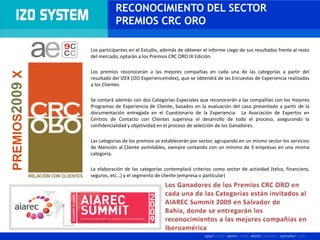 Presentación Estudio Experiencia de clientes 2009