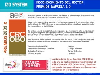 Presentación Estudio Experiencia de clientes 2009