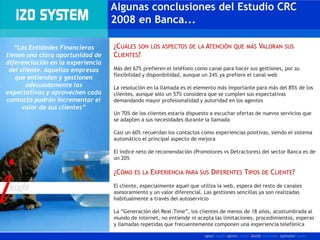 Presentación Estudio Experiencia de clientes 2009