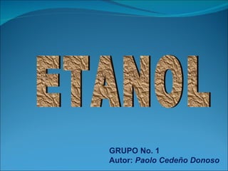 GRUPO No. 1
Autor: Paolo Cedeño Donoso
 