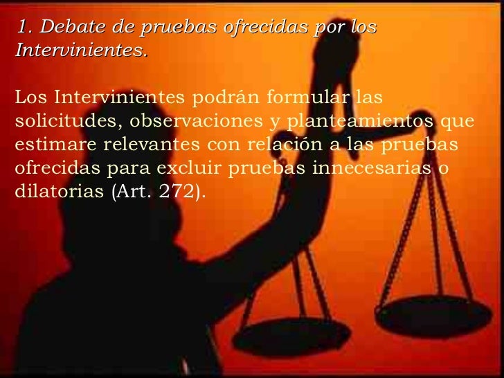 Presentación etapa juzgamiento y juicio oral