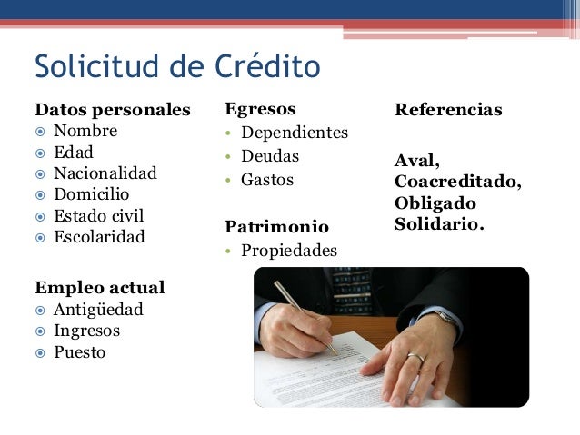 Presentación evaluación del crédito