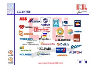 CLIENTES 
Divisiones Áreas 
www.exelindustrial.com 
 