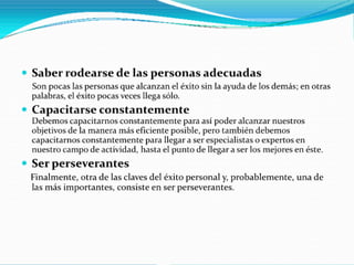 Presentación exito y liderazgo