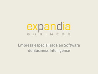 Empresa especializada en Software de Business Intelligence 