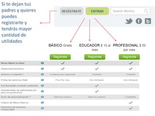 Si te dejan tus
padres y quieres
puedes
registrarte y
tendrás mayor
cantidad de
utilidades
 