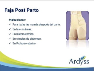 Presentación Faja Postparto