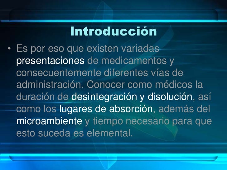 Presentaciones Farmaceuticas