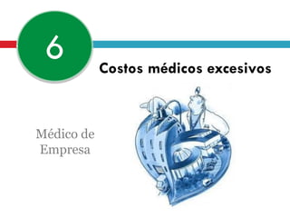 Costos médicos excesivos
6
Médico de
Empresa
 