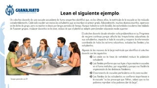 Lean el siguiente ejemplo:
 